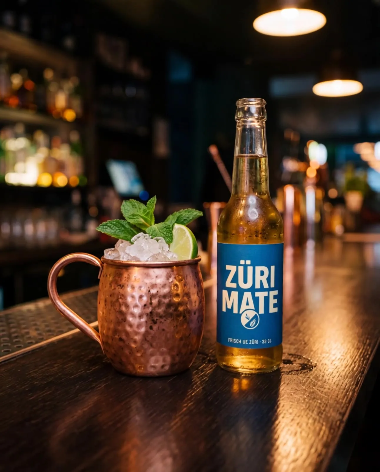 Reel: Züri Mule an der Bar