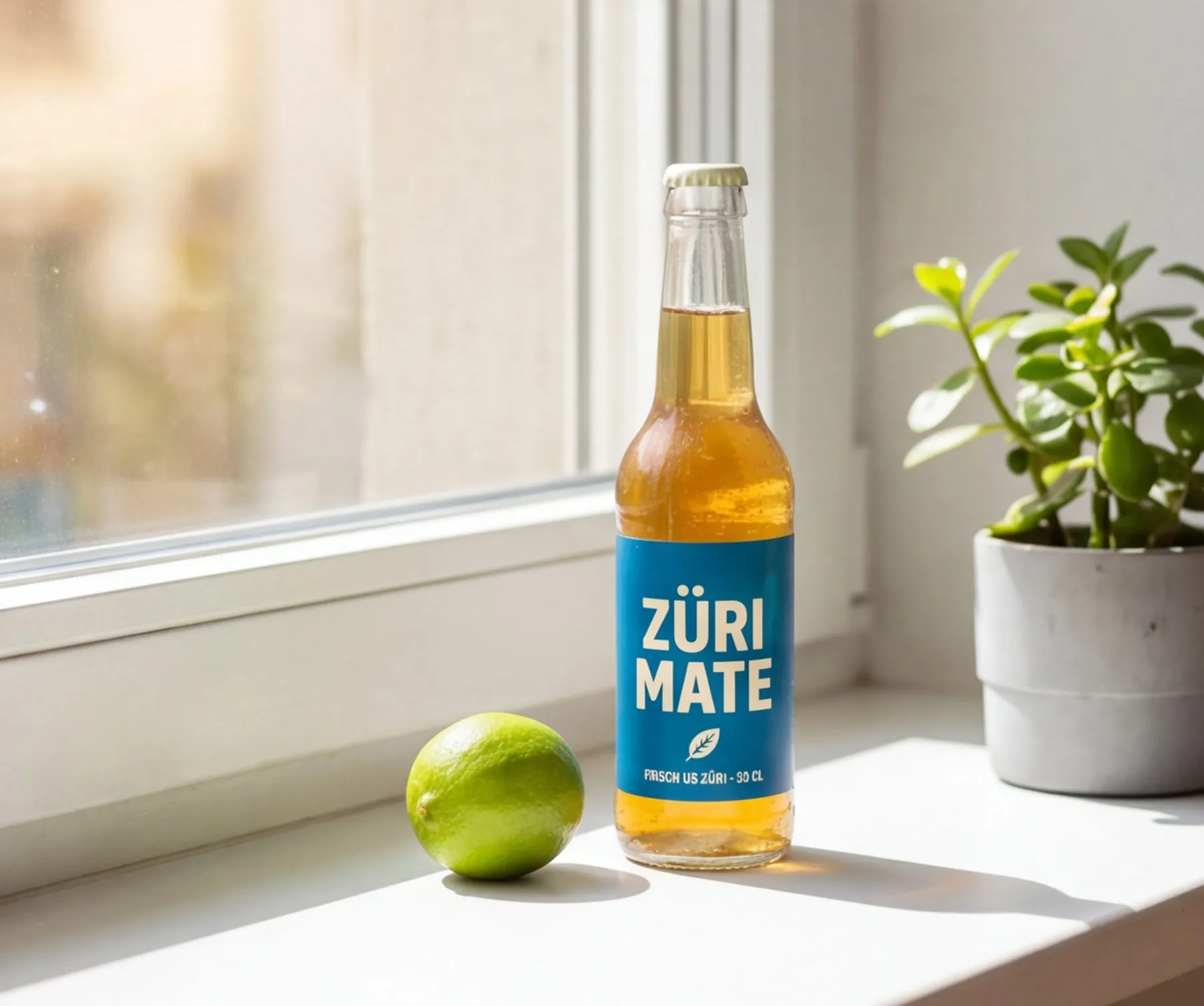Züri Mate am Fenster